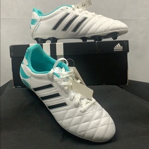 Brand New Adidas 11questra FG White Soccer Cleats